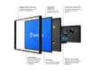 Écran 13 Pouces en Métal