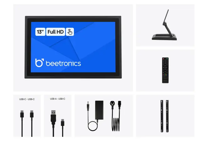 Écran Tactile 13 Pouces en Métal
