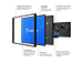 Écran 13 Pouces en Métal